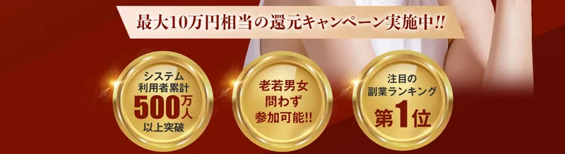 週2回15分の軽作業で稼げると説明する広告ページ