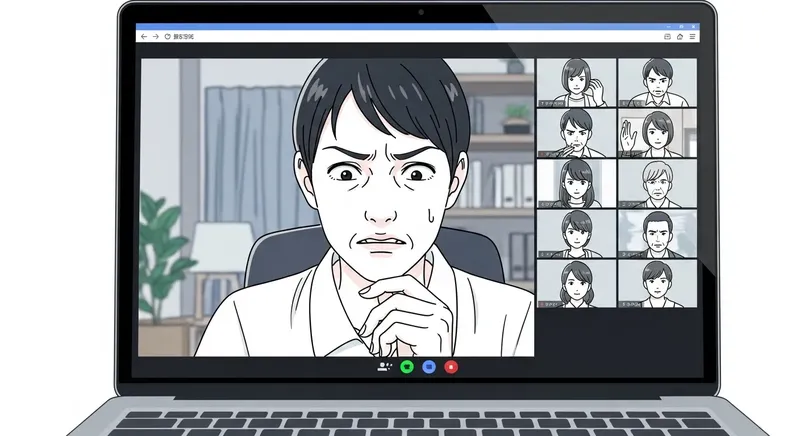 Lead AIの広告をスマホで見ている様子