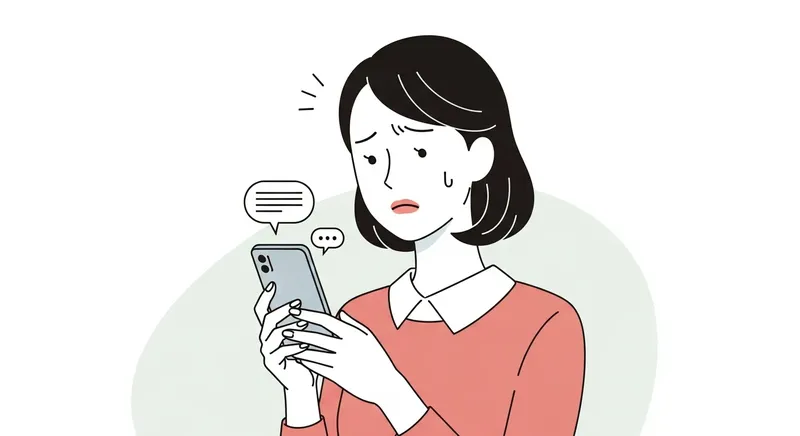 録音禁止を求められている場面
