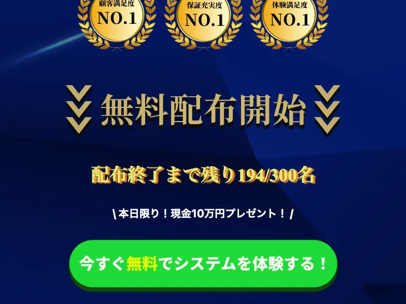 MIRACLEの広告でスマホ1台で完全自動と宣伝している部分